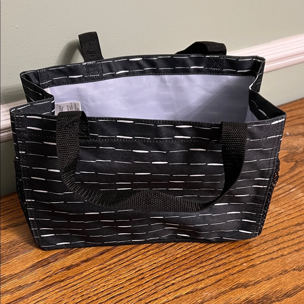 Thirty-One Black and White Tote Bag